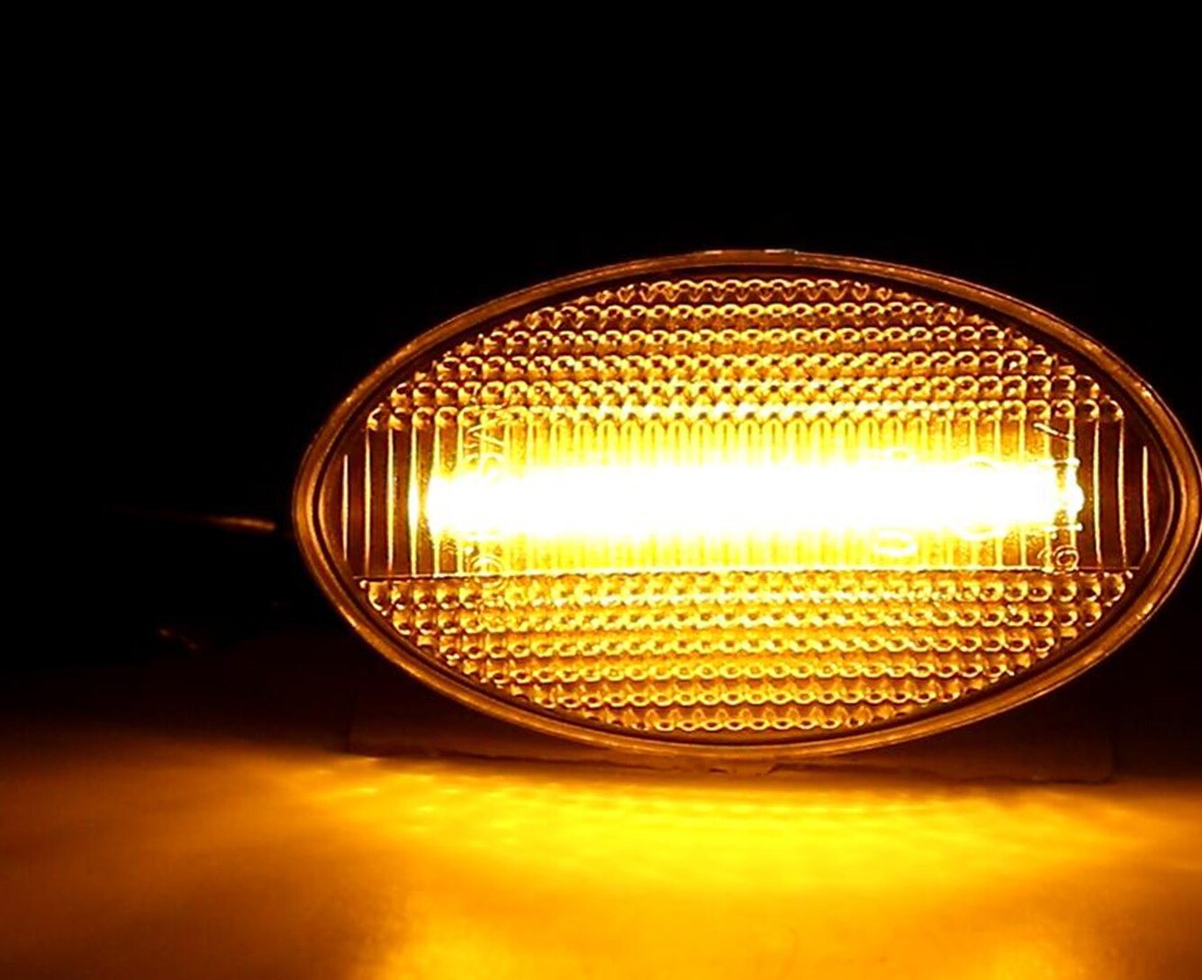 LED Side Indicator Clear Lens Repeater Lights For Mini R55 R56 R57 R58 R593