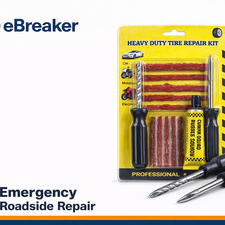 Heavy Duty Tyre Puncture Repair Kit – Car Motorcycle Van Emergency Roadside Fix.18