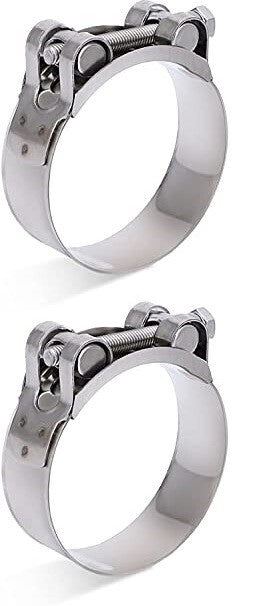 Porsche 996 Exhaust Silencer Muffler Pipe Clamps by PSR9Line x Pair1