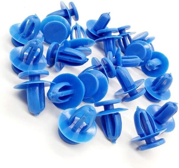 VAUXHALL Door Card Panel Interior Trim Clips Blue x10 Pcs #1325211820