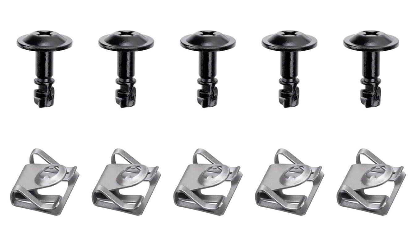 BMW E39 E38 Undertray Splashgaurd Fixing Mounting Kit Twist Lock Bolt Set 10 QTY6