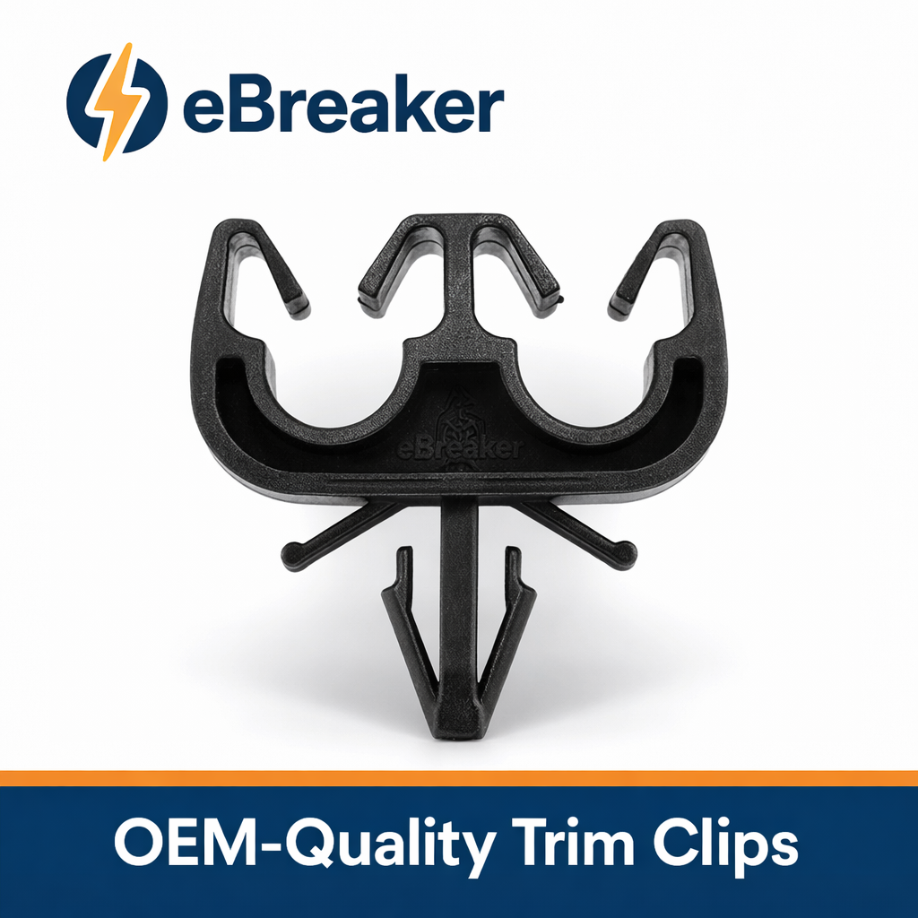 Twin Holding Clip for Brake, Fuel & Electric, Lines, Pipes Cables up to 7mm -X1520