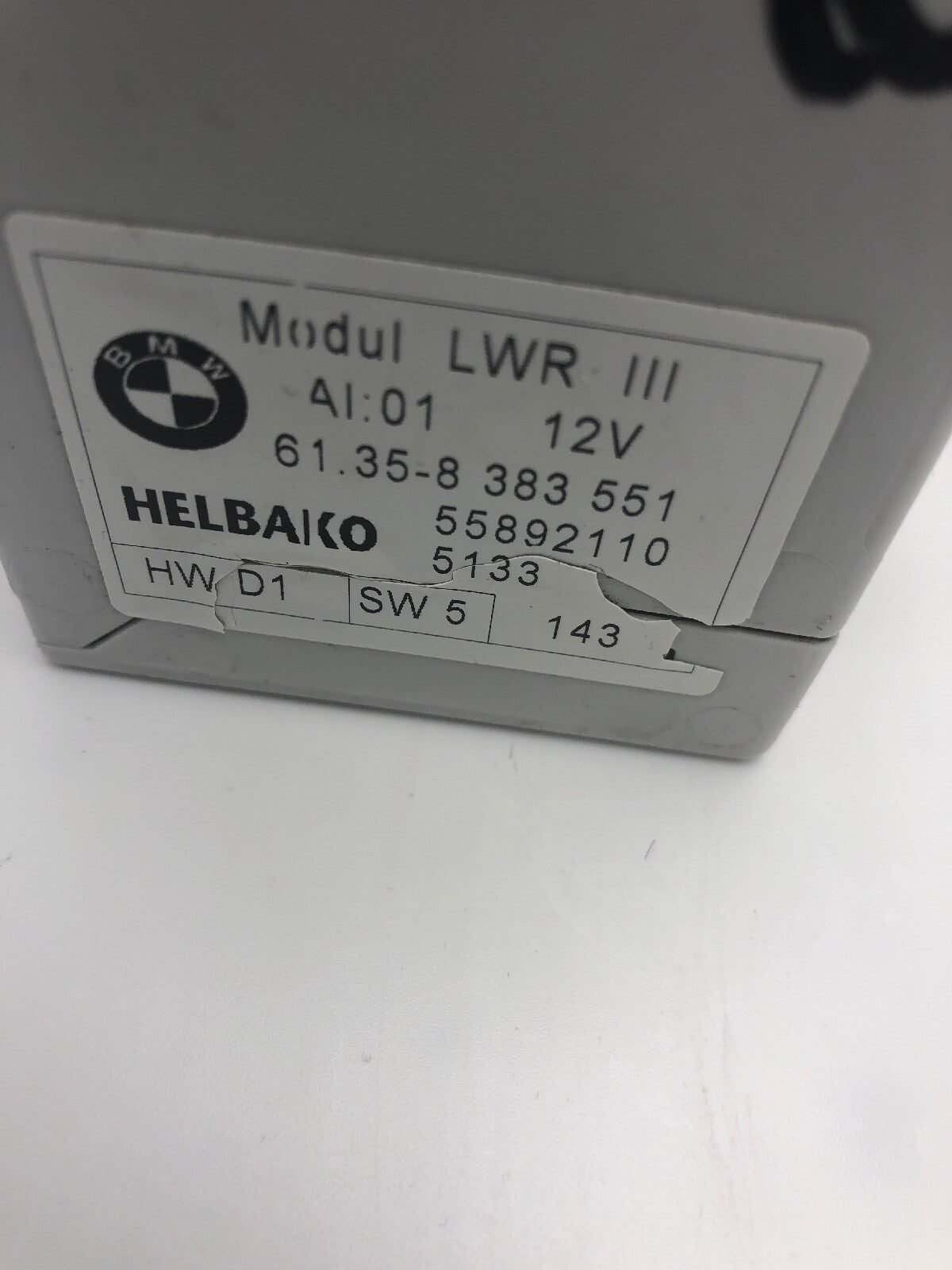 Xenon Headlight Module 61358383551 from a Mini R50 R52 R53 01-061