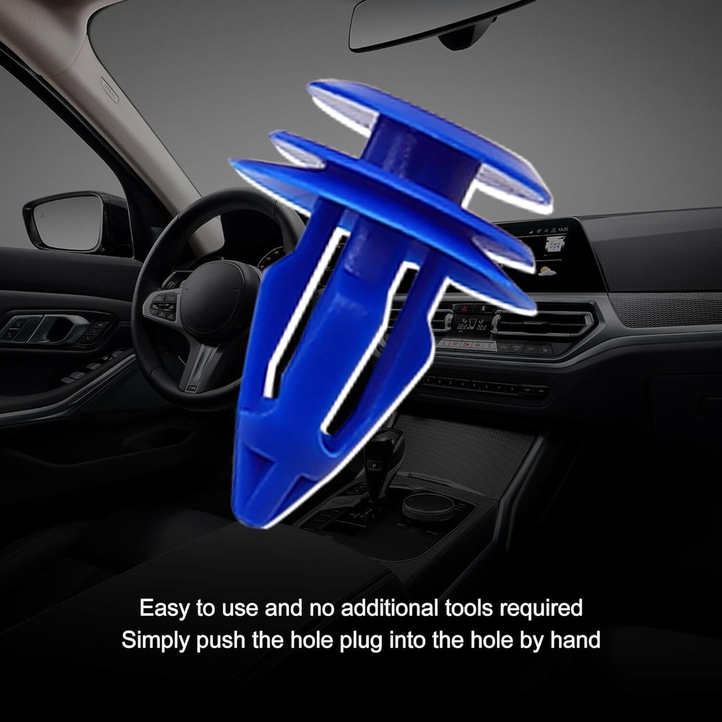 Land Range Rover Blue Trim clips x 10  Evoque Discovery 5 Disco Sport LR02725510