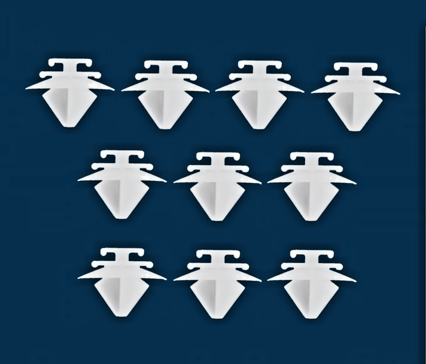 Bodywork Trim Moulding Clips Peugeot Renault Fiat Jeep x10 QTY1