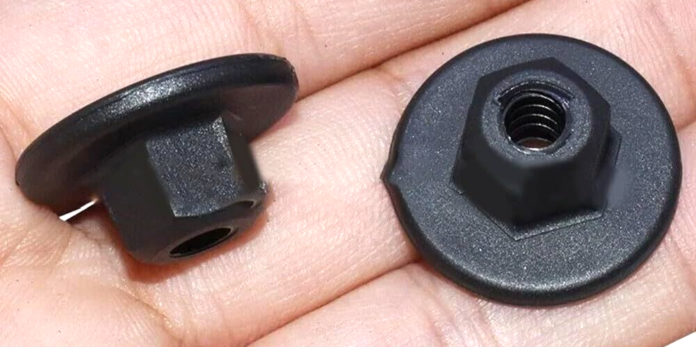 15x BMW MINI 10mm Hex Head Plastic Self-Threading Trim Fixing Nut Splash Gaurds19