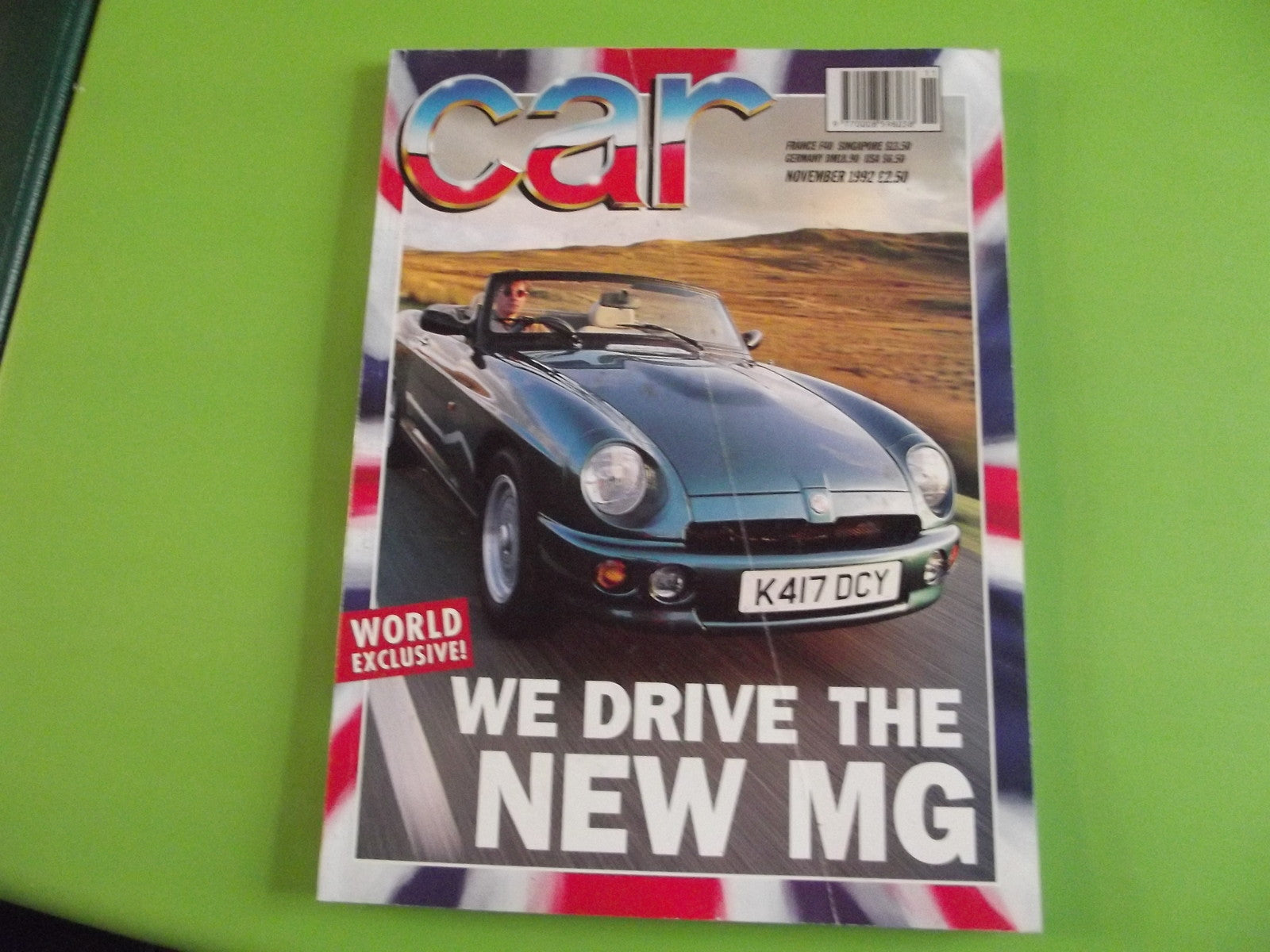 CAR MAGAZINE NOVEMBER 1992 #c10