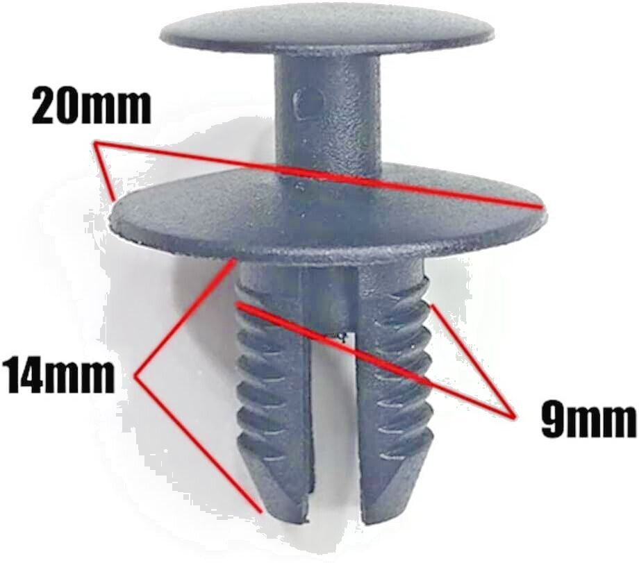 MINI Trim Clips Expanding Rivet 51471911992 Qty x20 for R52 R56 R60 R61 F56 F607