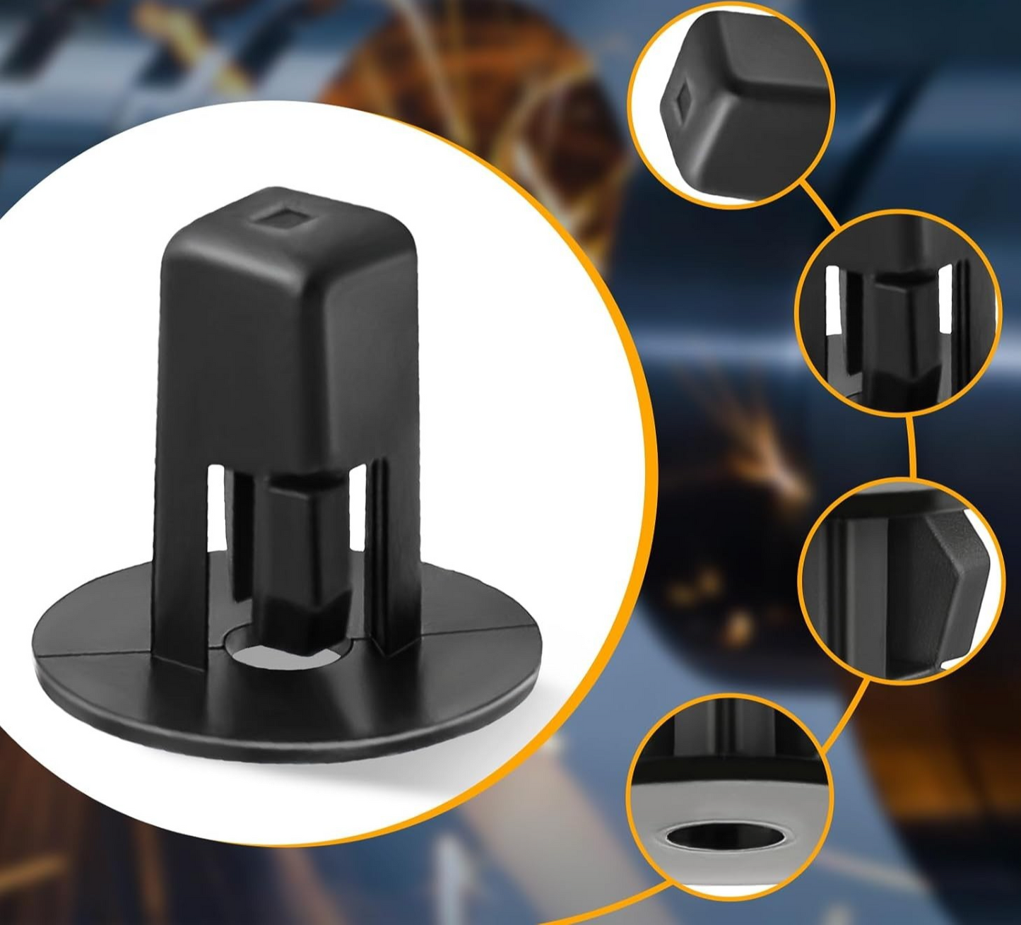 TOYOTA Screw Grommet Fixing Clip Fastener Wheel Arch Splash Guard Trim Panel x153