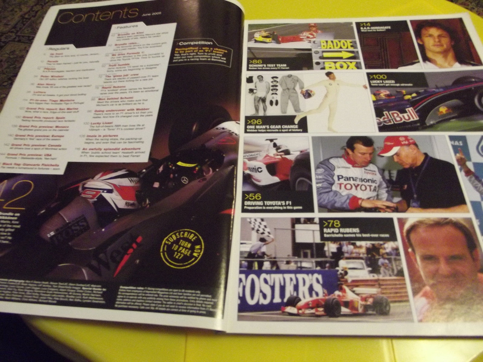 F1 RACING MAGAZINE JUNE 2005 #c31