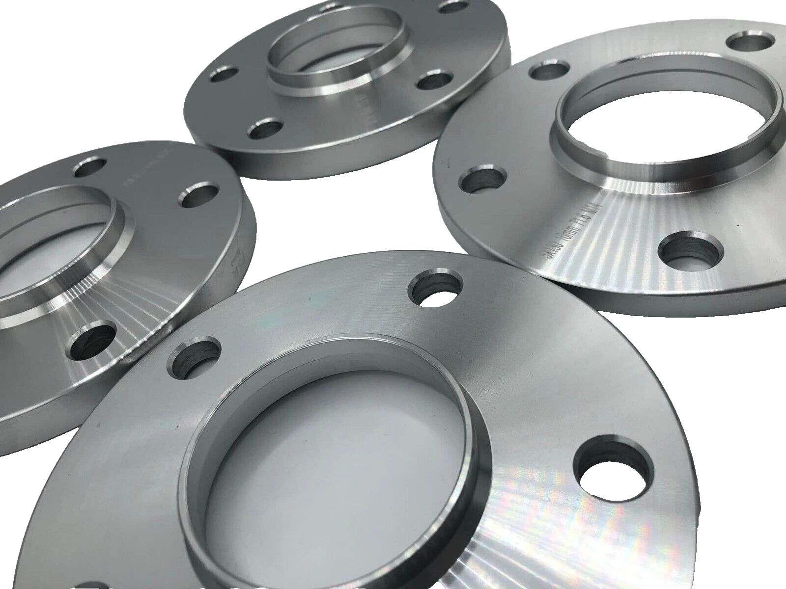 12mm Porsche Wheel Spacers Set Of 4 in Silver 5x130 PSR9Line4