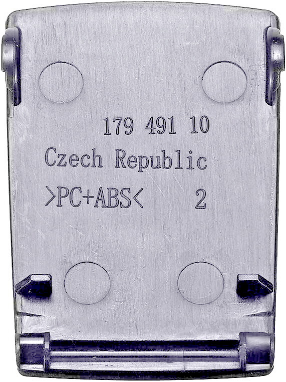 BMW Rear Childs Seat Fitting ISOFIX Trim Cover Flap in Black OE 17949110 731968613