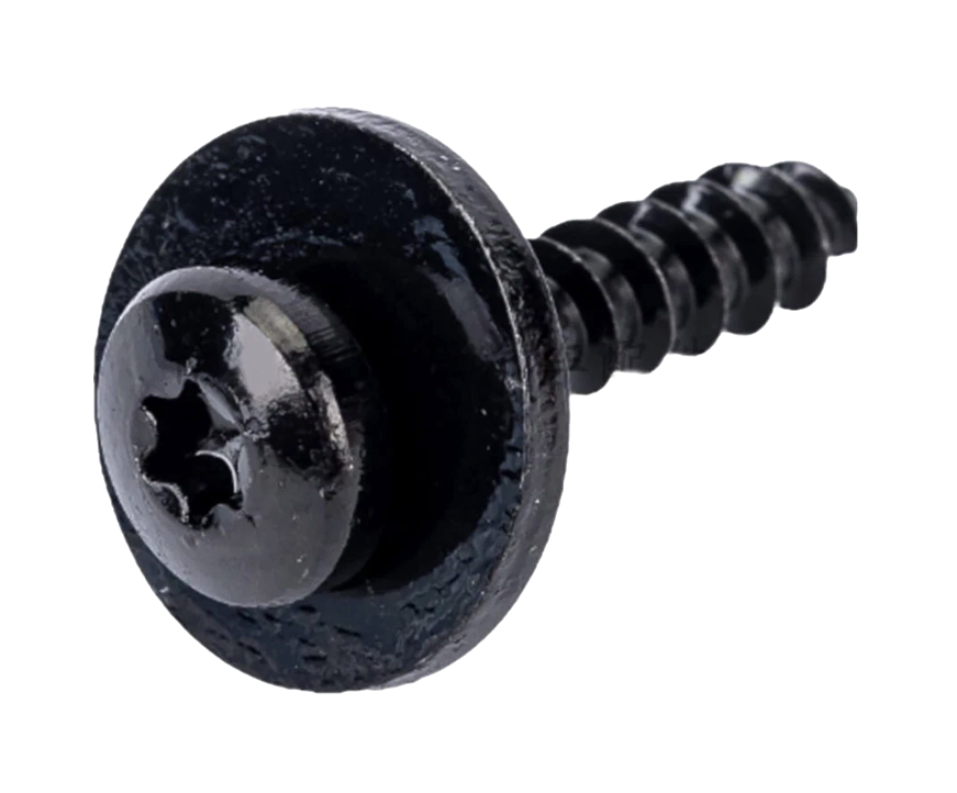 Renault Self Tapping Trim Panel Fixing Screw M5 T20 28mm Length & Washer - 10 pc5