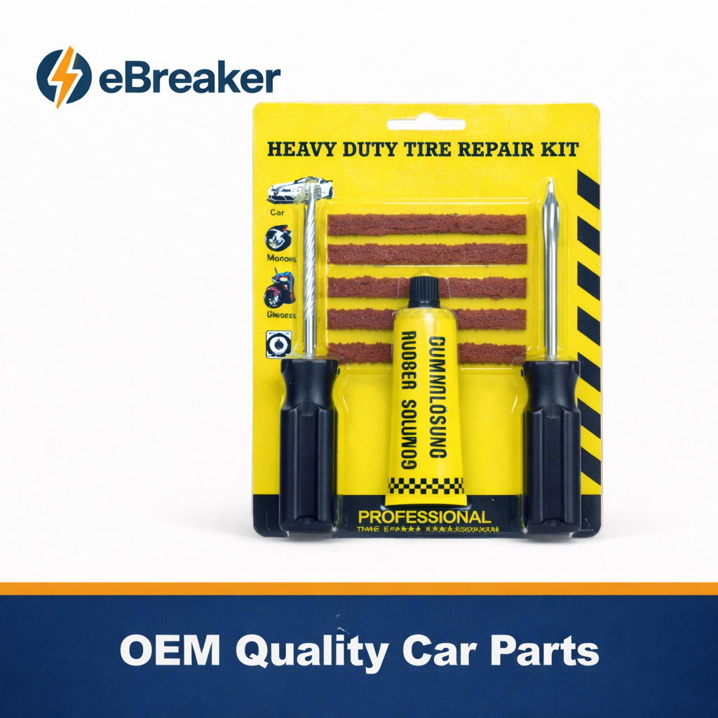 Heavy Duty Tyre Puncture Repair Kit – Car Motorcycle Van Emergency Roadside Fix.14