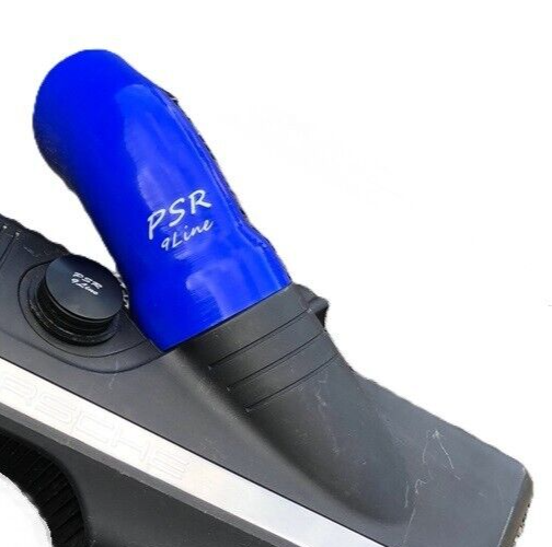 Porsche 997 Resonator Delete Air Box Modification with Blue Induction Pipe Plug20