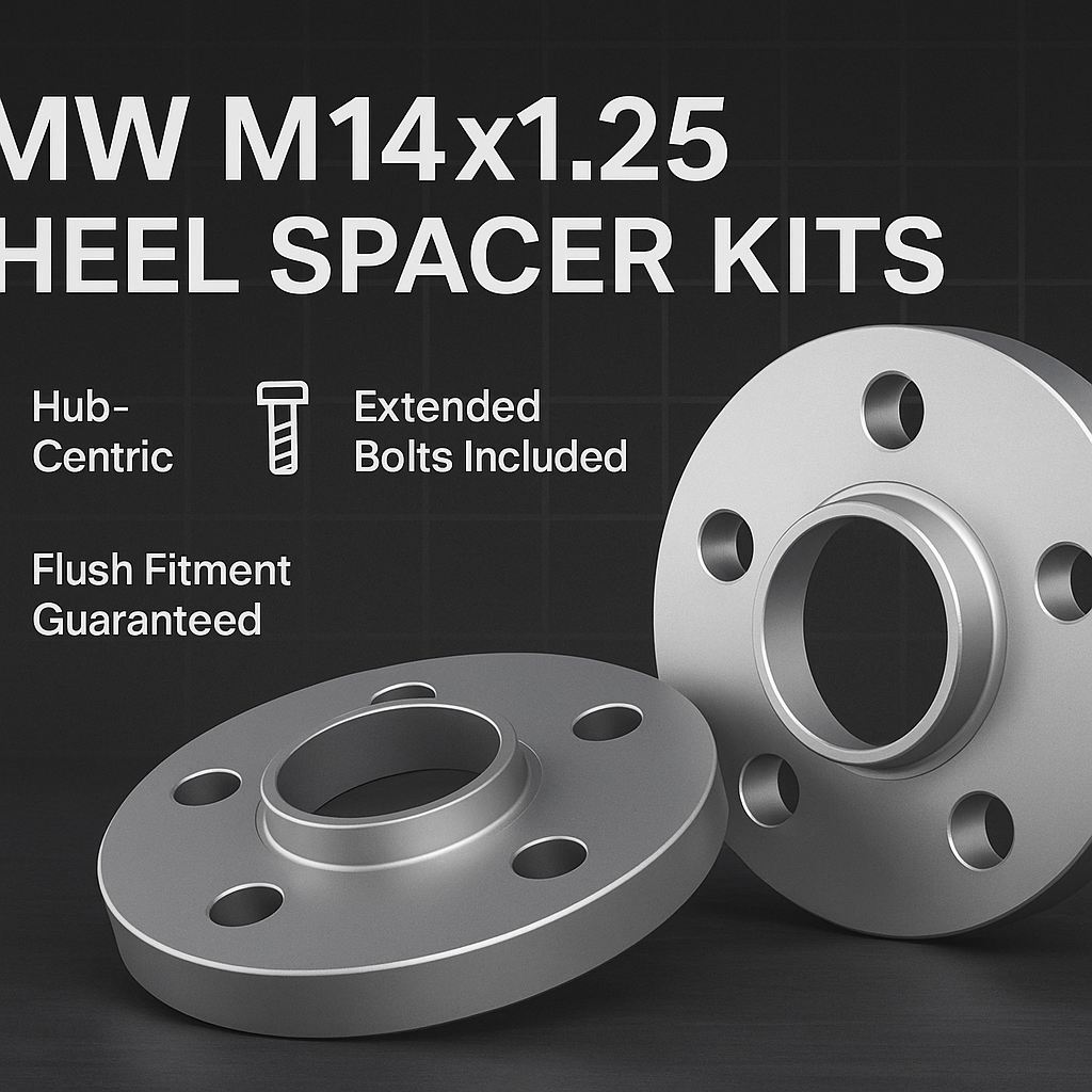 BMW Wheel Spacers 12mm 4x Hubcentric with Extended Bolts Suit all F & G Series .1