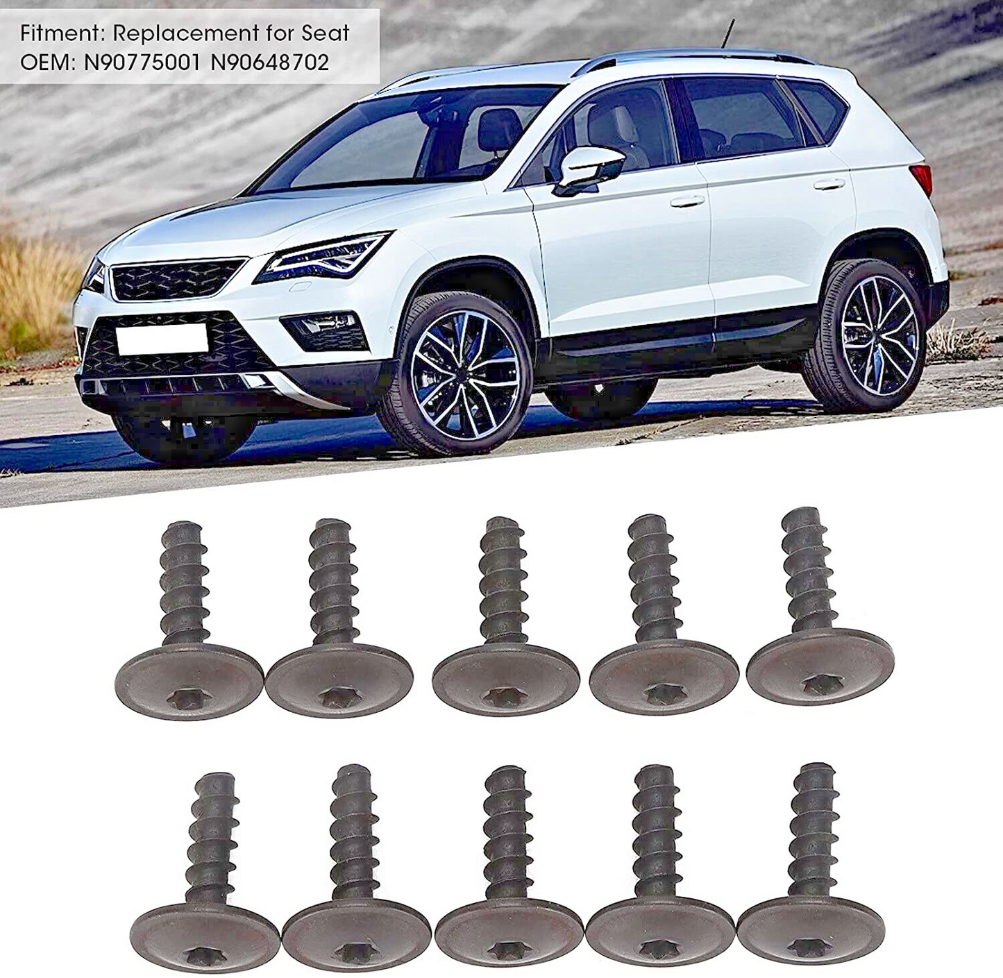 SEAT Wheel Arch Inner Liner Splash Guard Self Tapping Torx Screw # N90775001 x101