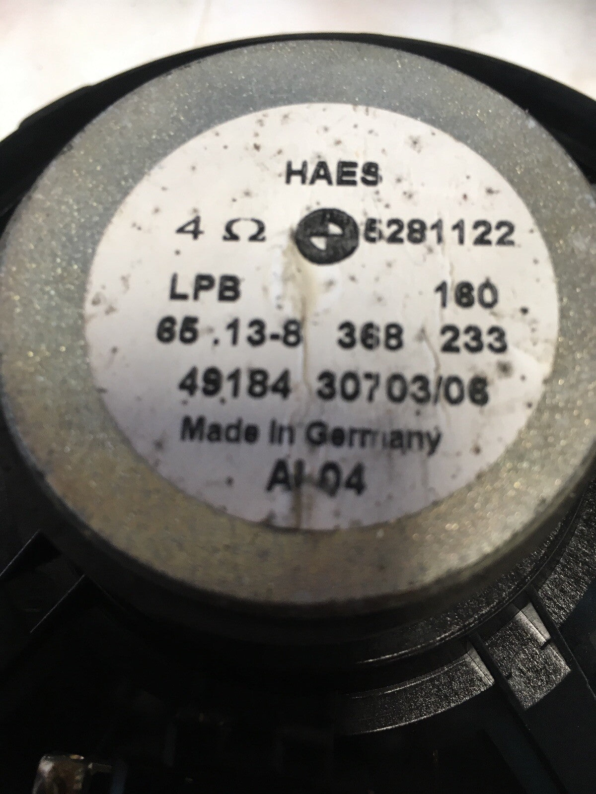 Door Speaker O.E From a BMW E46 Coupe 2000 Blue3