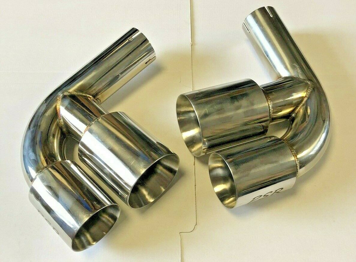 Silencer Delete Bypass  Exhaust  Cup Car Exit Pipes for PORSCHE 997 911 PSR9Line7