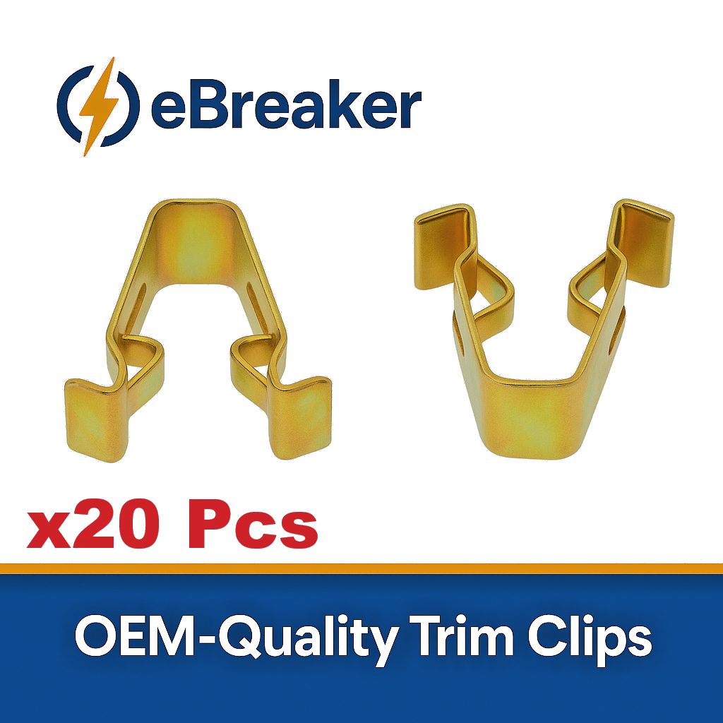 AUDI Interior Door Sill Pillar Trim Consol Panel Metal Clip Fasteners -  Pack 200