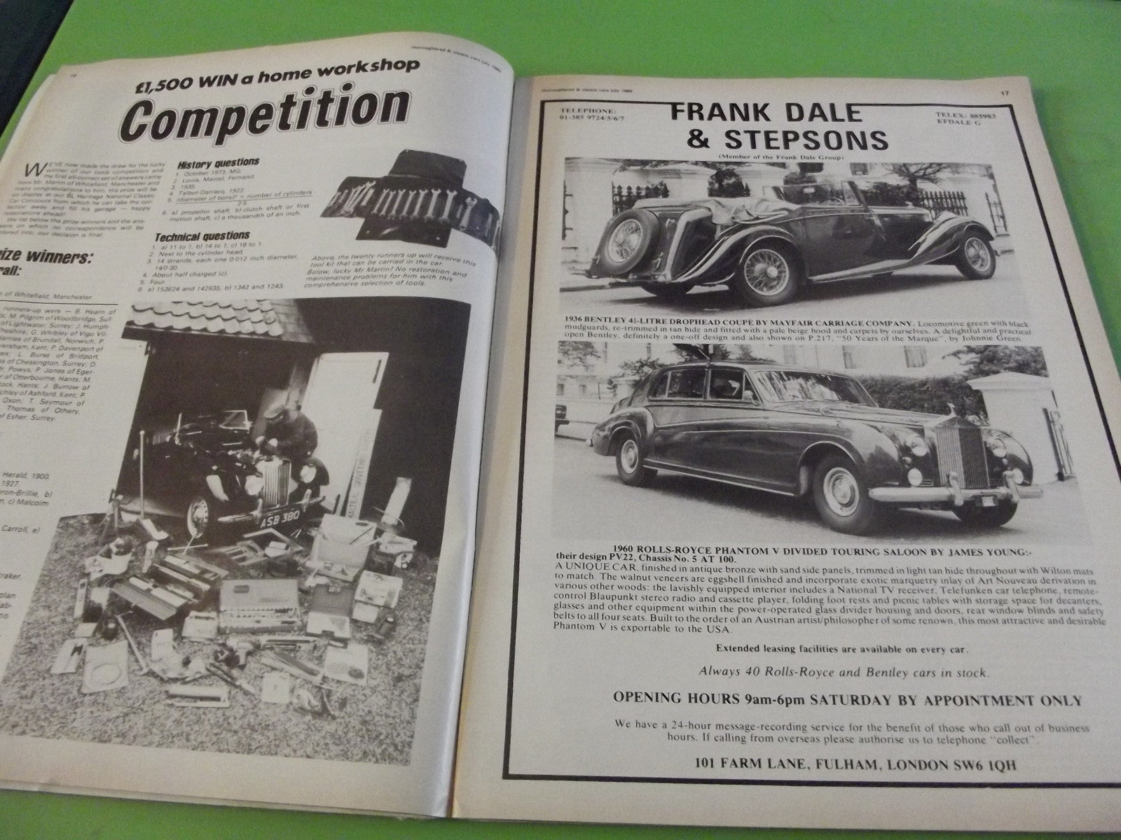 THOROUGHBRED AND CLASSIC CARS MAGAZINE JULY 1980 #C42