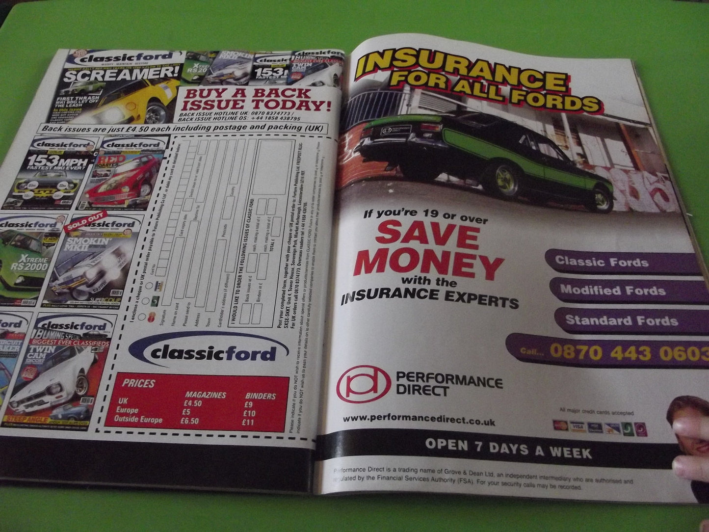 CLASSIC FORD MAGAZINE OCTOBER 2006  #C56