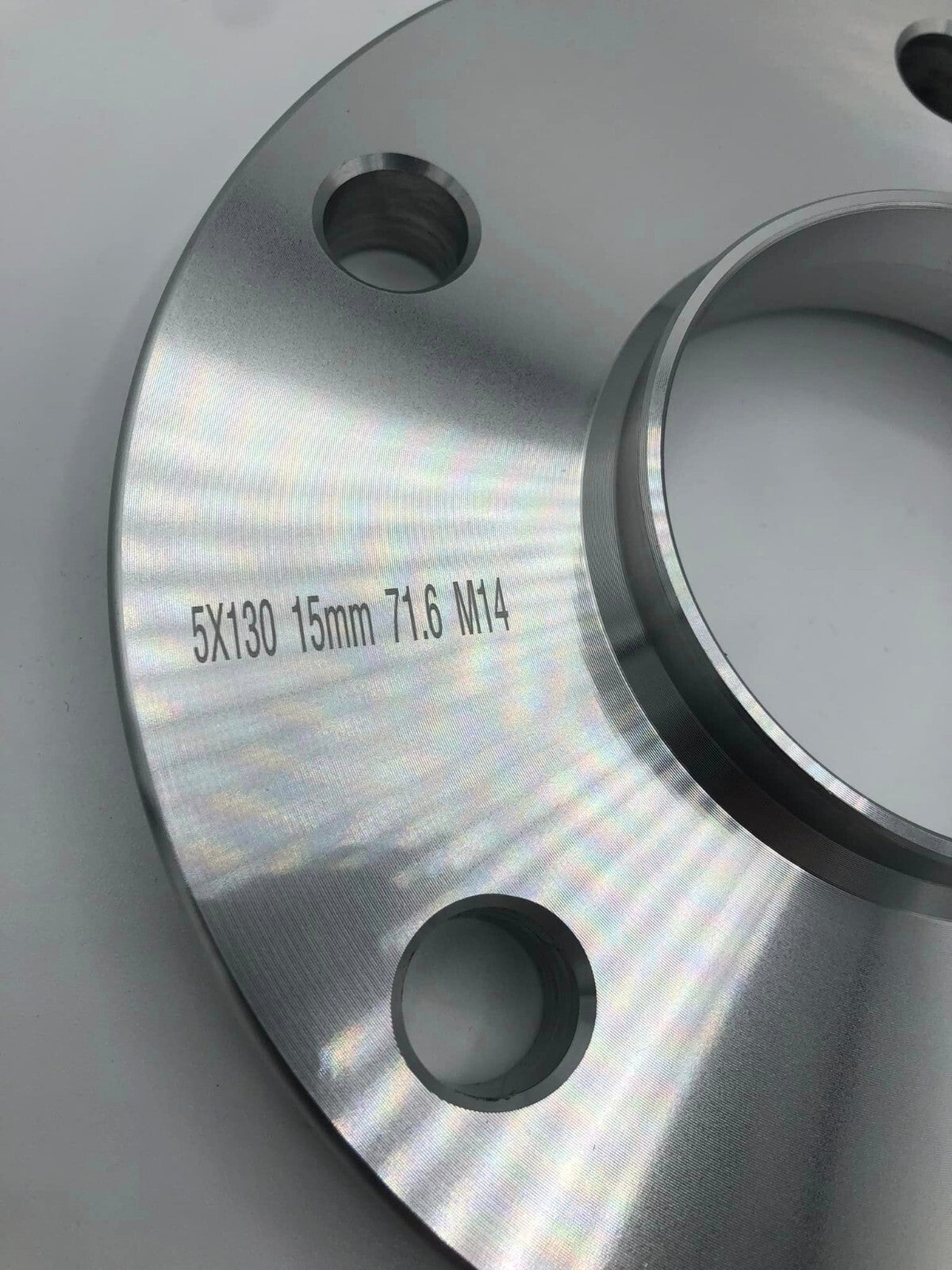 Porsche Wheel Spacers 15mm & Extended AF Bolts Set Of 2 in Silver 5x130 PSR9Line22