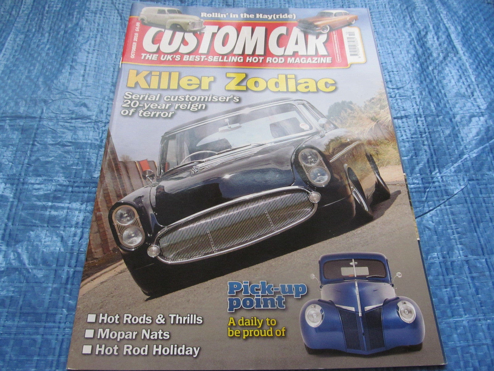 CUSTOM CAR MAGAZINE OCTOBER 2010 / SO CAL PICK UP ZODIAC MOPAR NATS #bk10