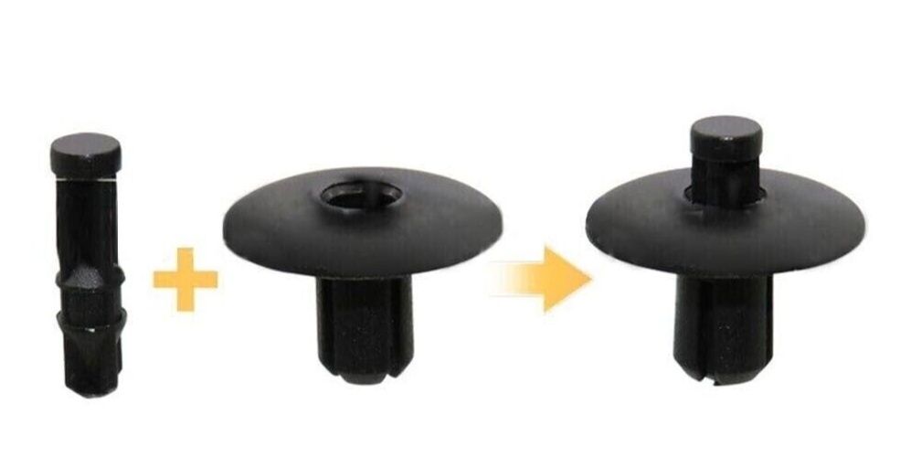 MERCEDES Push Fit Rivet Trim Clips x5 for ML W16311