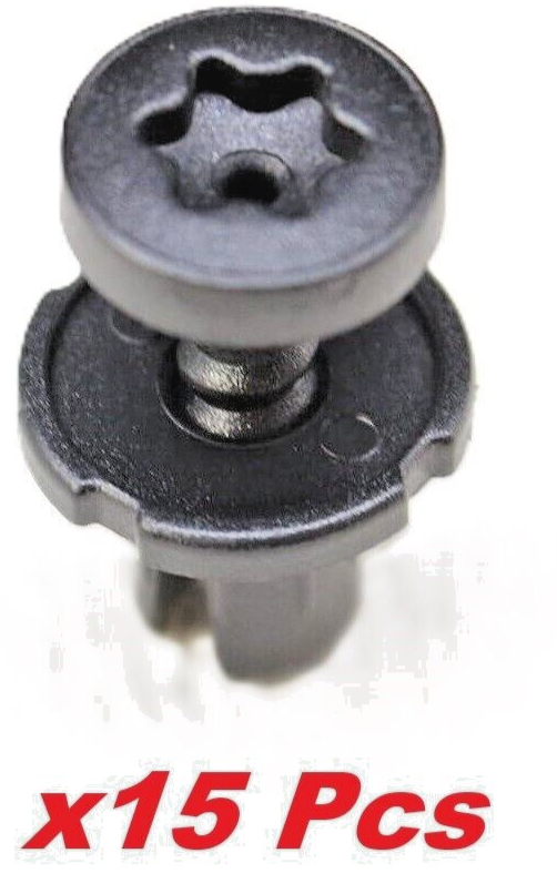 Mercedes Torx Head Plastic Screw Fit Trim Rivet x15 Pcs #A00099166400