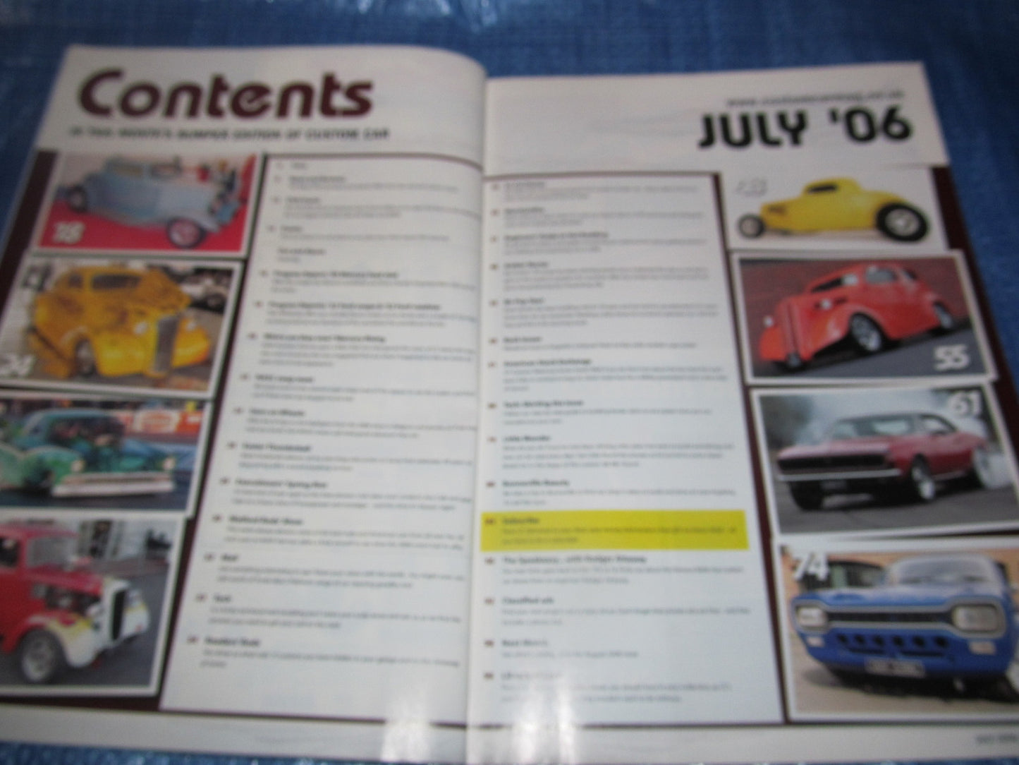 CUSTOM CAR MAGAZINE JULY 2006 /   #bk11