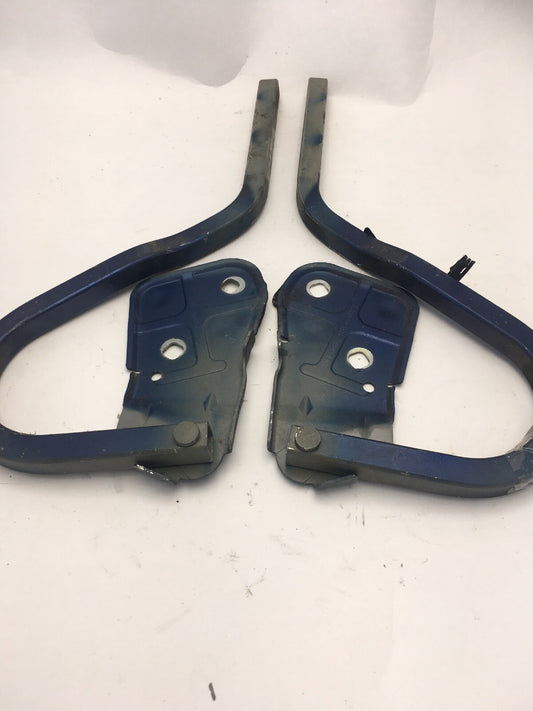 Pair Of Bonnet Hinge In Blue From a Mini R50 R52 R53 01-060