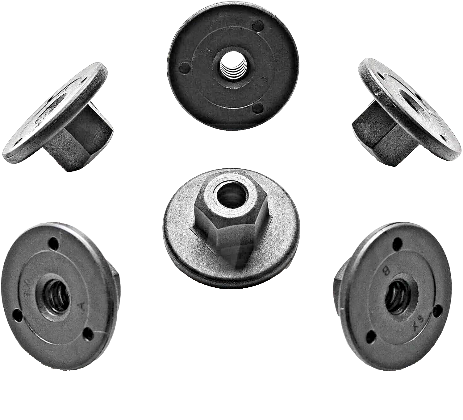 MERCEDES Hex Head Threaded Plastic Nut 10mm Undertray wheel Arch Clip 5p E C A S21