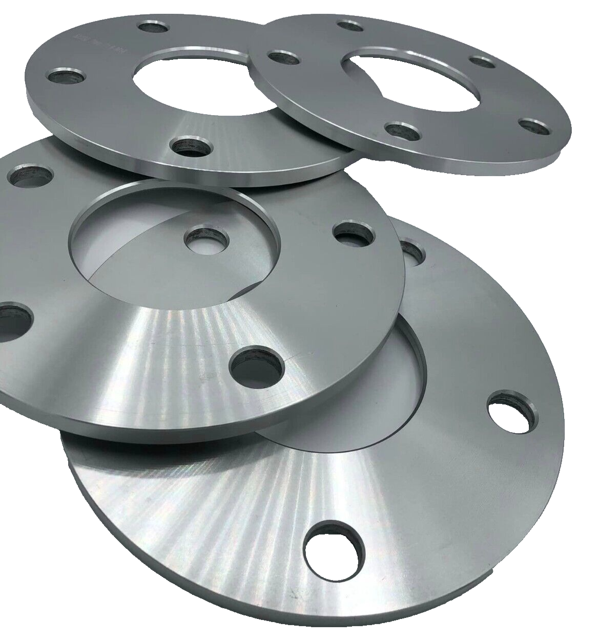 Porsche Wheel Spacers 7mm + Extended OE Bolts Set Of 4 in Silver 5x130 PSR9Line10