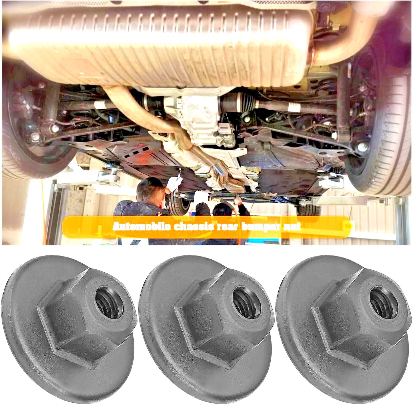 10x BMW MINI 10mm Hex Head Plastic Self-Threading Nut 7169847 O.E.N 07147169847.8