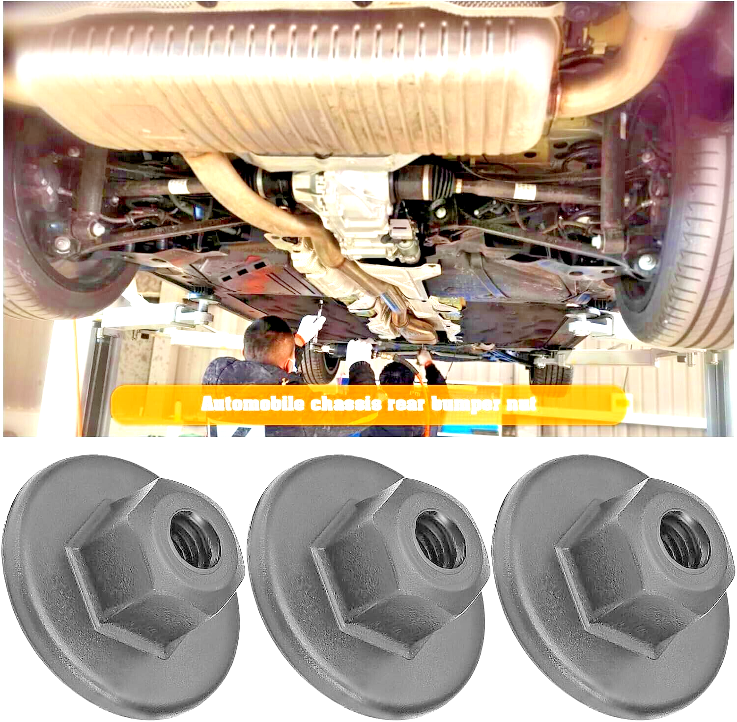 10x BMW MINI 10mm Hex Head Plastic Self-Threading Nut 7169847 O.E.N 07147169847.8