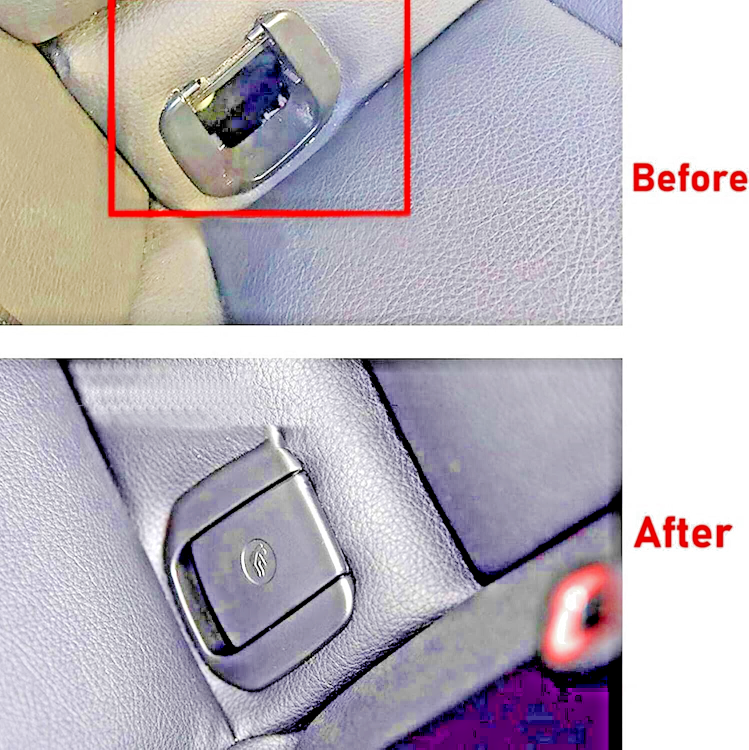 BMW Rear Childs Seat ISOFIX Cover Black  For 1 2 3 X1 Series OE 17949110 731968616