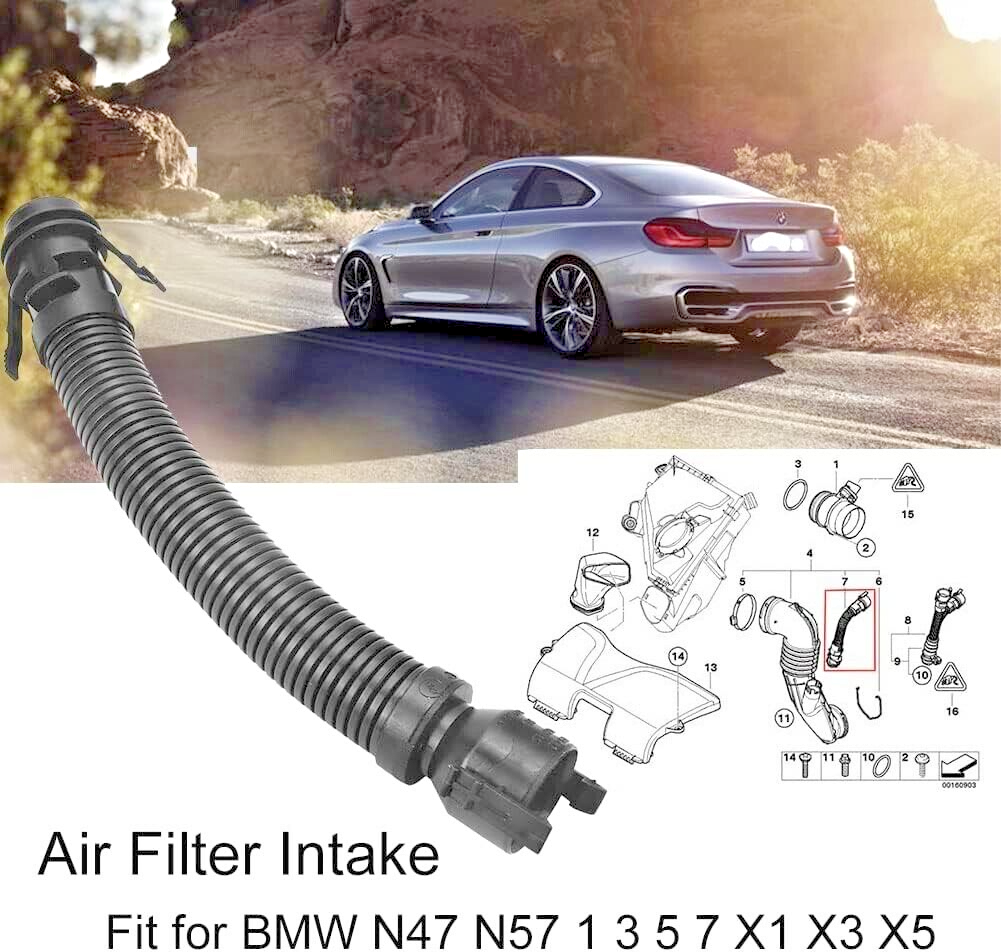 N47 N57 BMW Diesel Engine Crankcase Breather Pipe 7803842 OE BMW 1 3 4 5 Series11