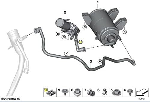 BMW C-Clip Sheet Metal Nut Clamp 1 3 4 5 6 7 SERIES 15x PCS 5171706577317