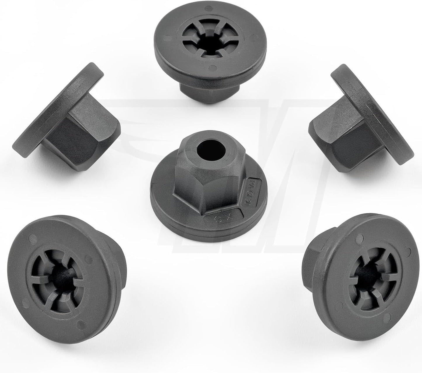 Land Rover Wheel Arch Liner Plastic Trim Fastener Hex Nut M6 RYH500780 - 10 Pcs.11