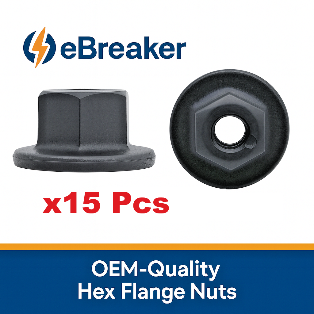 MINI Plastic Hex Nut Coarse Thread Fixing of Bodywork Trim Clip Panels - Pack 150