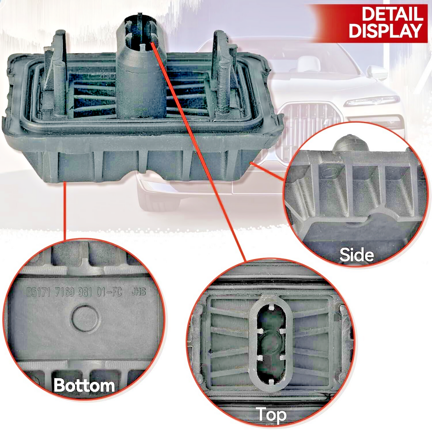 Jacking Point Mount Cover MINI CLUBMAN & COUNTRYMAN OE 5171723719518
