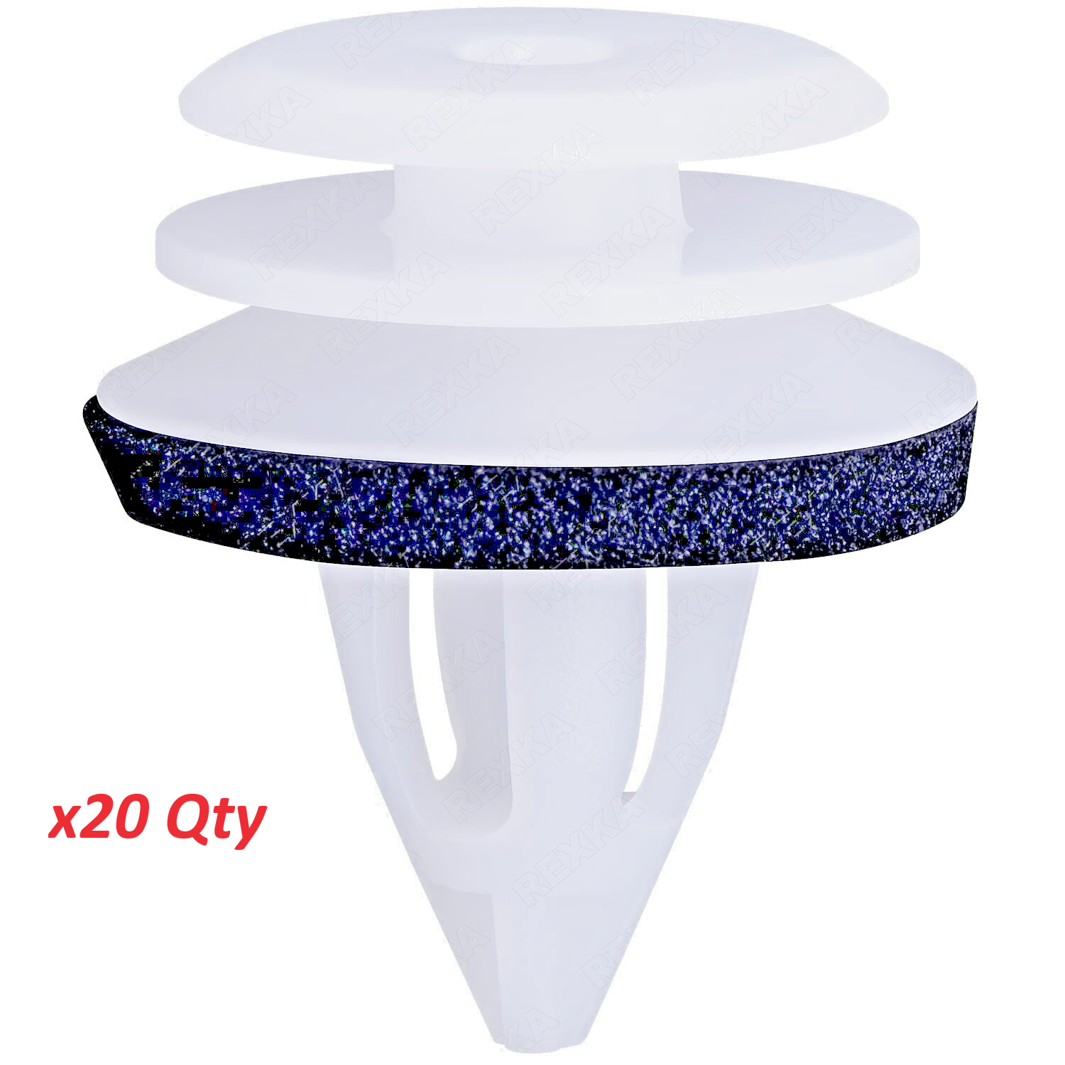 BMW Interior Trim Clips White # 51437001491 Fits Many Models 1998 - 2021 Qty 20.0