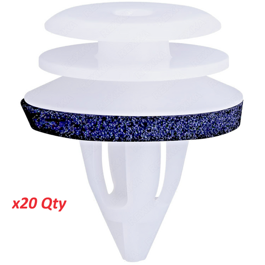 BMW Interior Trim Clips White # 51437001491 Fits Many Models 1998 - 2021 Qty 20.0