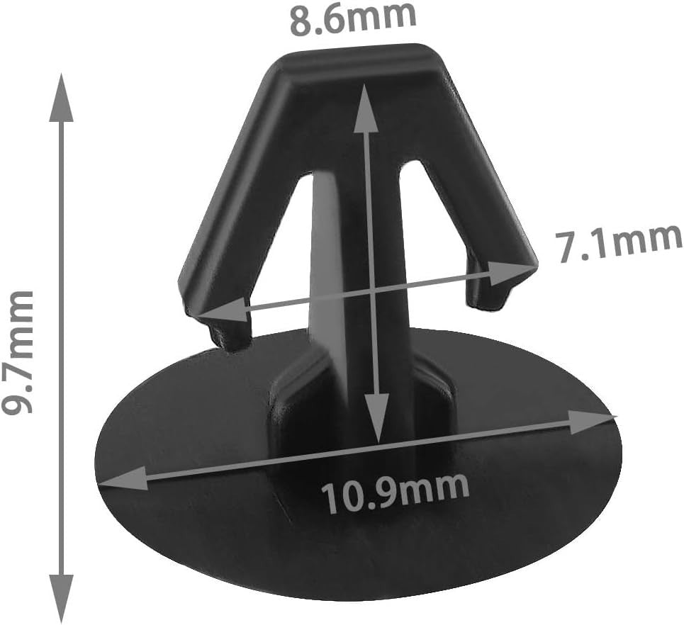 HONDA Weather Trim Seal Mounting Clip Inserts 1993 to 2017 # 91518-SM4-003 x15pc9