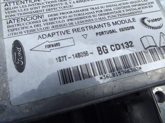 1S7T 14B056 BG AIR BAG SENSOR MODULE ECU   From FORD MONDEO 2.0 ZETEC MK30