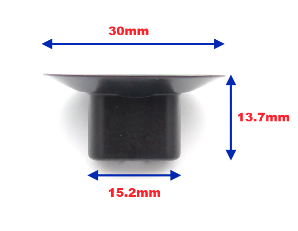 Renault Arch Liner Trim Stud Retaining Clip Black - Fits 02-2026 Models Pack #101