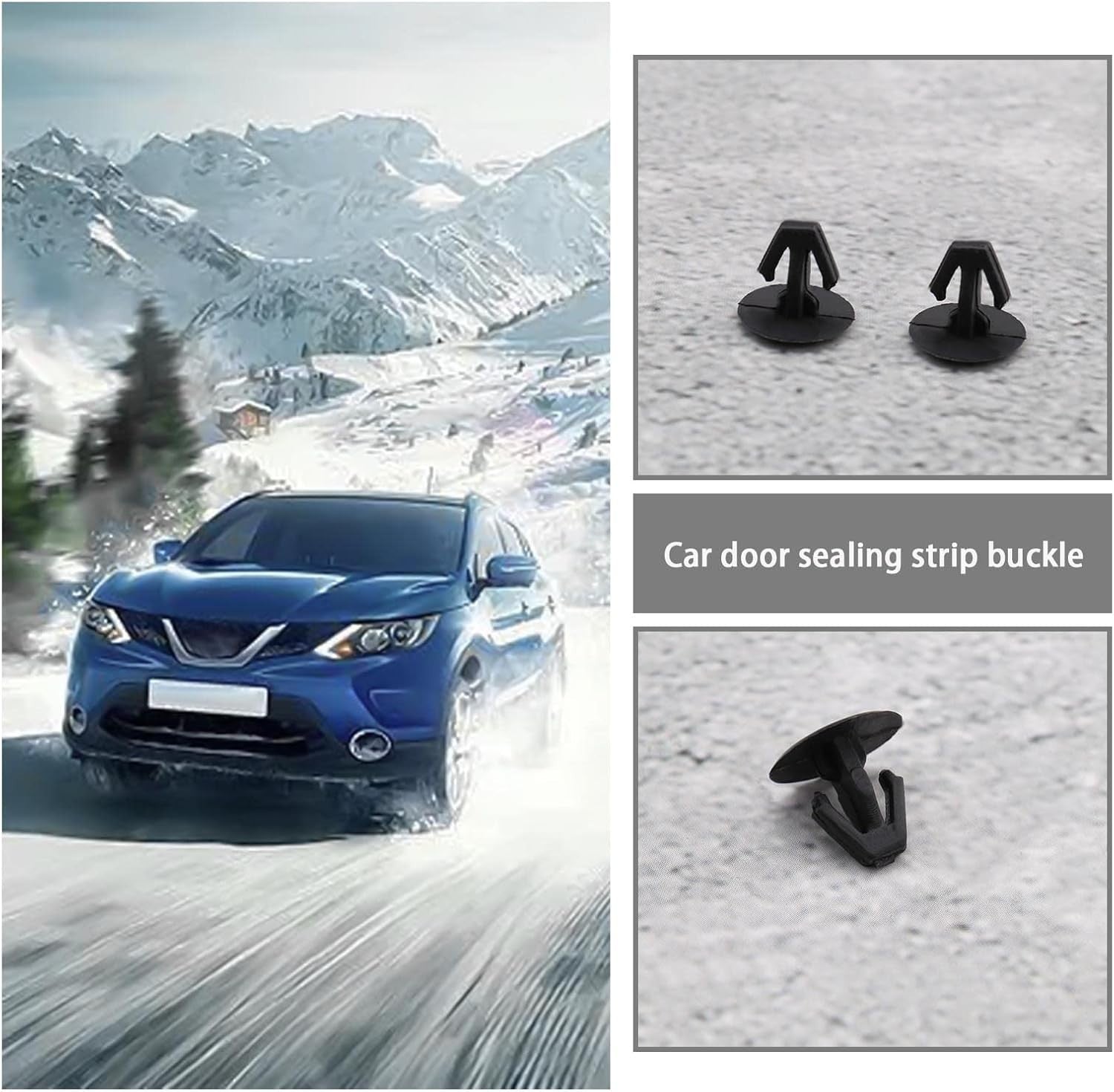 HONDA Weather Trim Seal Mounting Clip Inserts 1993 to 2017 # 91518-SM4-003 x15pc8
