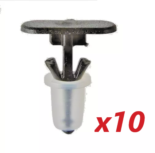 Weatherstrip Seal Trim Clips VW Volkswagen 10 Pcs 1H08377190