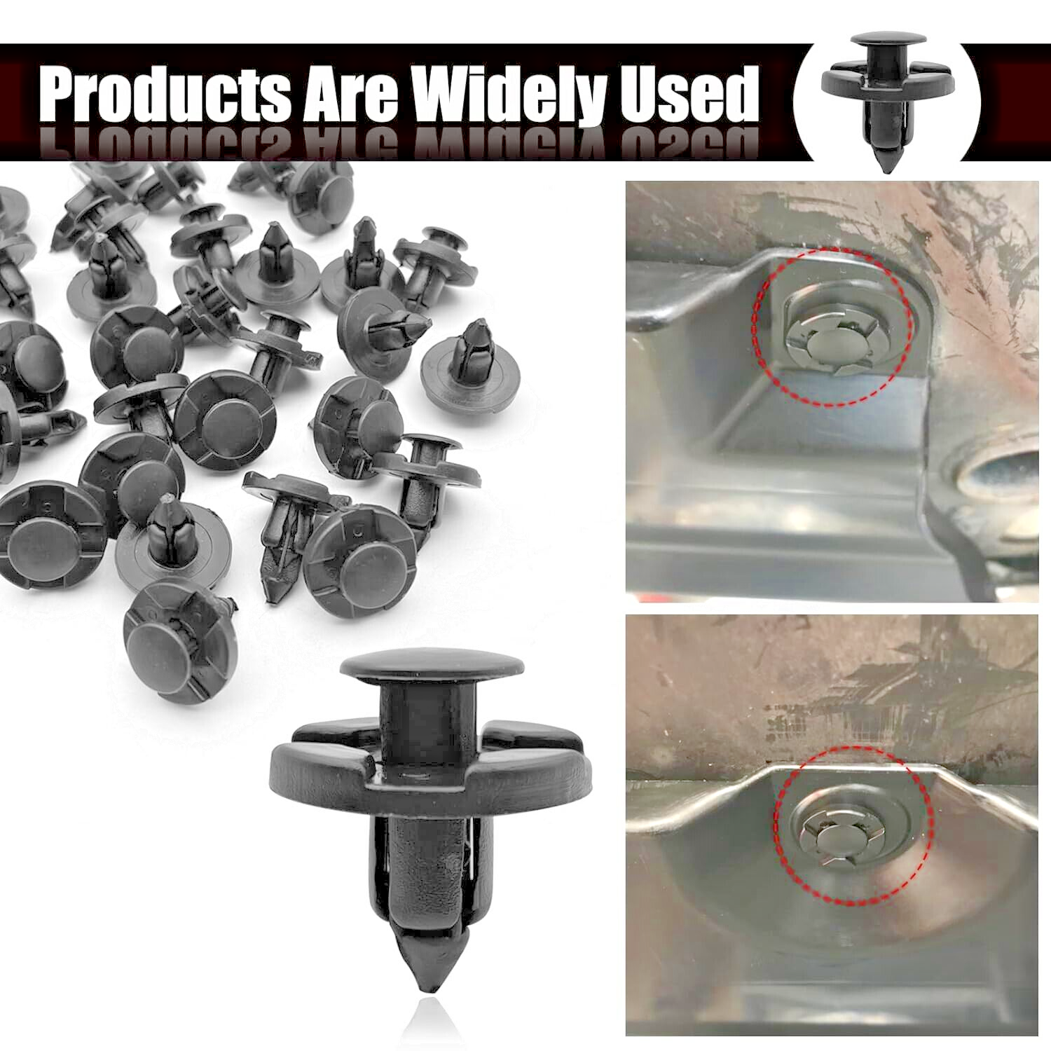 MITSUBISHI Trim clips x10 # MR328954 Lancer, Evolution, Pajero Shogun, Outlander11